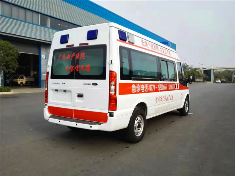 福特新世代V348長軸高頂運輸型救護(hù)車