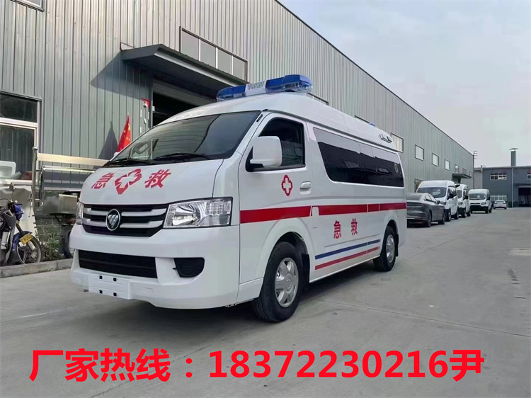 國六福田風景G9汽油運輸型救護車！